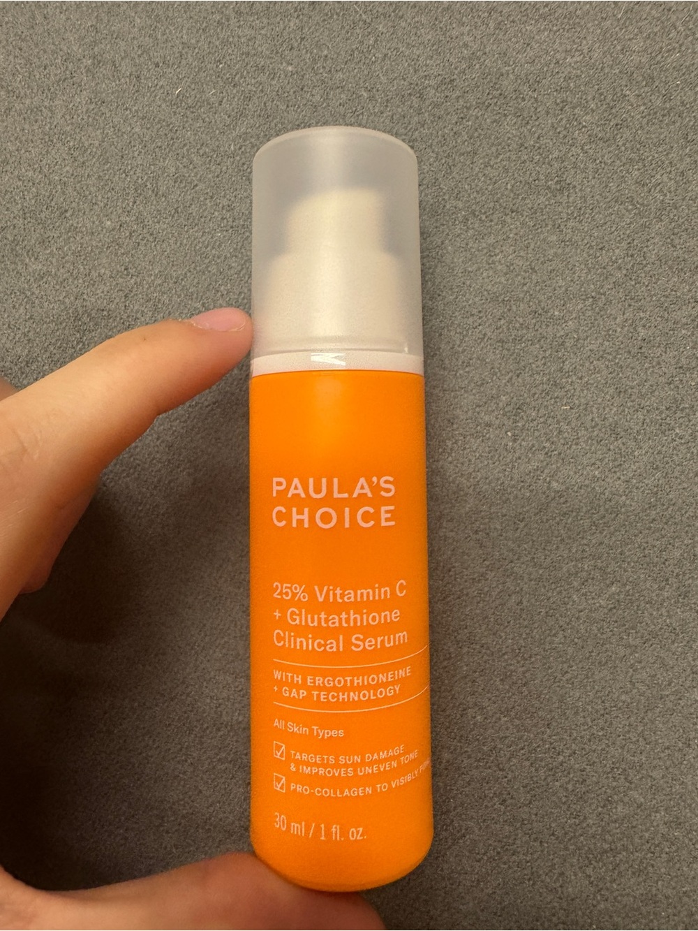 Paula's Choice 25% Vitamin C + Glutathione Clinical Serum – Orange and White - Picture 2 of 2